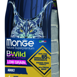 MONGE BWILD LOW GRAIN ADULT ΜΕ ΛΑΓΌ