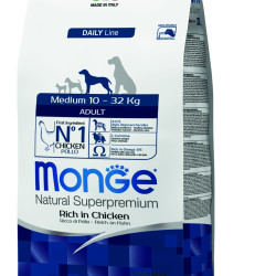 MONGE NATURAL SUPERPREMIUM ADULT MEDIUM ΜΕ ΚΟΤΌΠΟΥΛΟ