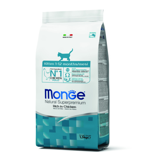 MONGE NATURAL SUPERPREMIUM KITTEN ΜΕ ΚΟΤΌΠΟΥΛΟ
