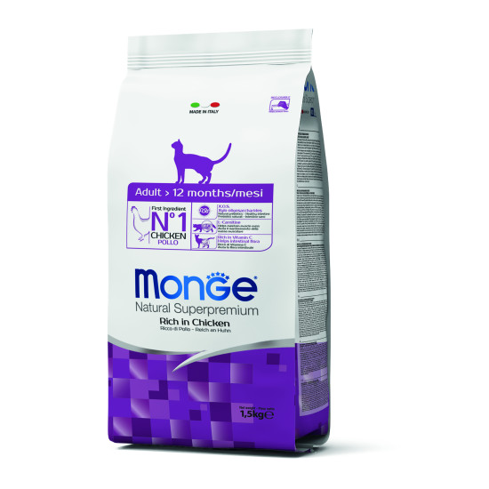 MONGE NATURAL SUPERPREMIUM ADULT ΜΕ ΚΟΤΌΠΟΥΛΟ
