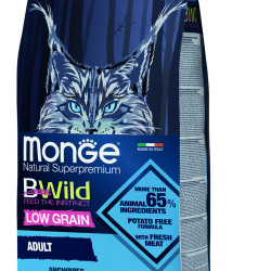 MONGE BWILD LOW GRAIN ADULT ΜΕ ΓΑΎΡΟ