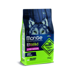 MONGE BWILD LOW GRAIN ADULT ΜΕ ΑΓΡΙΟΓΟΎΡΟΥΝΟ