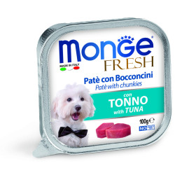 MONGE FRESH ADULT ΠΑΤΈ & ΚΟΜΜΑΤΆΚΙΑ ΜΕ ΤΌΝΟ 32X