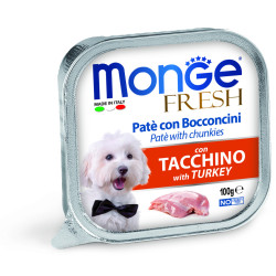 MONGE FRESH ADULT ΠΑΤΈ & ΚΟΜΜΑΤΆΚΙΑ ΜΕ ΓΑΛΟΠΟΎΛΑ 32X