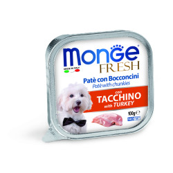 MONGE FRESH ADULT ΠΑΤΈ & ΚΟΜΜΑΤΆΚΙΑ ΜΕ ΓΑΛΟΠΟΎΛΑ 32X