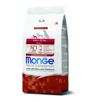 MONGE NATURAL SUPERPREMIUM ADULT MINI ΜΕ ΑΡΝΊ, ΡΎΖΙ & ΠΑΤΆΤΕΣ