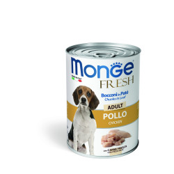 MONGE FRESH ADULT ΠΑΤΈ & ΚΟΜΜΆΤΙΑ ΜΕ ΚΟΤΌΠΟΥΛΟ 24X
