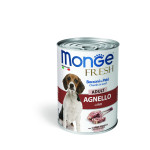 MONGE FRESH ADULT ΠΑΤΈ & ΚΟΜΜΆΤΙΑ ΜΕ ΑΡΝΊ 24X