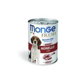 MONGE FRESH ADULT ΠΑΤΈ & ΚΟΜΜΆΤΙΑ ΜΕ ΑΡΝΊ 24X
