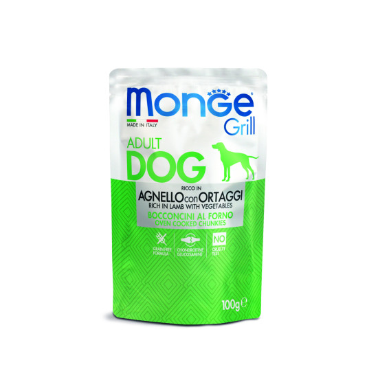 MONGE GRILL ADULT ΜΕ ΑΡΝΊ & ΛΑΧΑΝΙΚΆ 24X