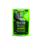 MONGE BWILD STERILISED - WILD BOAR WITH VEGETABLES 28X