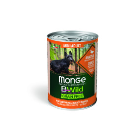 MONGE BWILD MINI ADULT - DUCK WITH PUMPKIN AND ZUCCHINI 24X