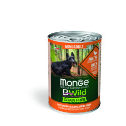 MONGE BWILD MINI ADULT - DUCK WITH PUMPKIN AND ZUCCHINI 24X