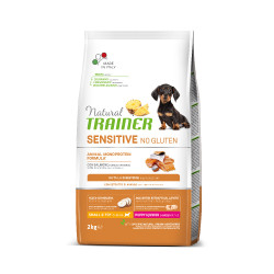 NATURAL TRAINER SENSITIVE NO GLUTEN PUPPY & JUNIOR ΜΙΝΙ ΣΟΛΩΜΟΣ 