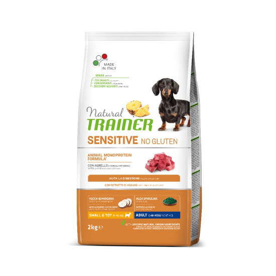 NATURAL TRAINER SENSITIVE NO GLUTEN ADULT ΜΙΝΙ ΑΡΝΙ 