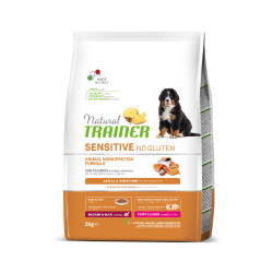 NATURAL TRAINER SENSITIVE NO GLUTEN PUPPY & JUNIOR M/M ΣΟΛΩΜΟΣ 