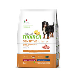 NATURAL TRAINER SENSITIVE NO GLUTEN ADULT M/M ΧΟΙΡΙΝΟ 