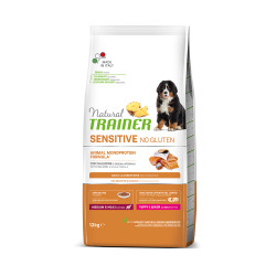 NATURAL TRAINER SENSITIVE NO GLUTEN PUPPY & JUNIOR M/M ΣΟΛΩΜΟΣ 