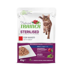 NATURAL TRAINER ADULT STERILISED - BEEF 12X