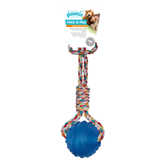 PW TRP Παιχνίδι Σκύλου με σχοινί και χερούλι Ball (34cm) PW TRP Παιχνίδι Σκύλου με σχοινί και χερούλι Ball (34cm)
