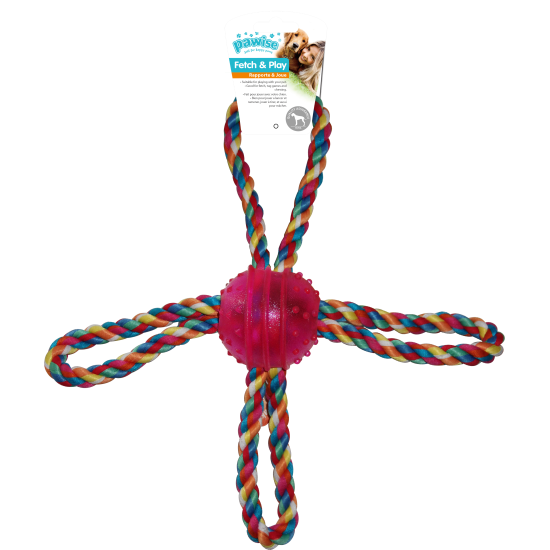 PW TRP Παιχνίδι Σκύλου με σχοινί Ball tug (26cm) PW TRP Παιχνίδι Σκύλου με σχοινί Ball tug (26cm)