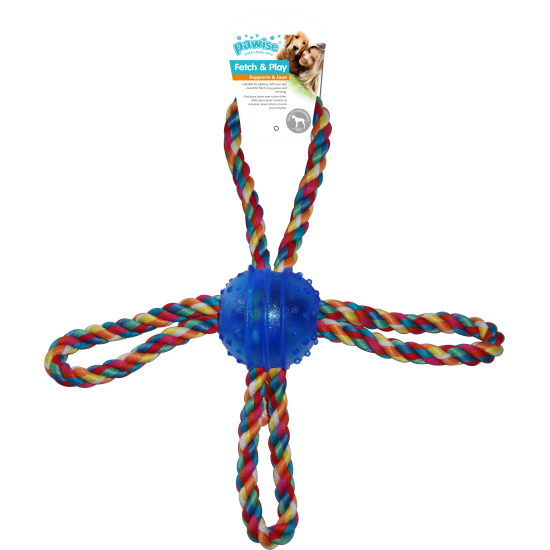 PW TRP Παιχνίδι Σκύλου με σχοινί Ball tug (26cm) PW TRP Παιχνίδι Σκύλου με σχοινί Ball tug (26cm)