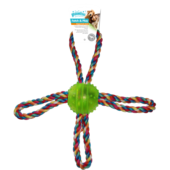 PW TRP Παιχνίδι Σκύλου με σχοινί Ball tug (26cm) PW TRP Παιχνίδι Σκύλου με σχοινί Ball tug (26cm)