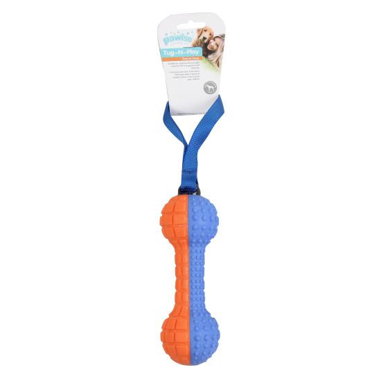 PW Παιχνίδι Σκύλου Squeaky Foam Dumbell με χερούλι