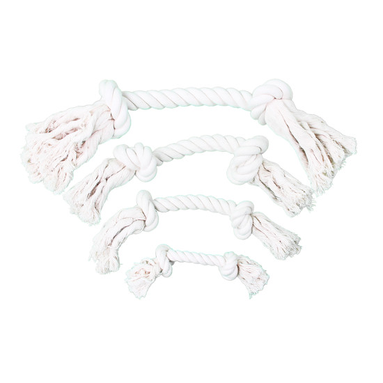 PW Παιχνίδι Σκύλου Rope Bone 2 Knots Natural PW Παιχνίδι Σκύλου Rope Bone 2 Knots Natural