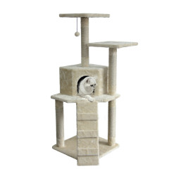 PW Ονυχοδρόμιο Cat Tree with Cave S 65x59x128cm