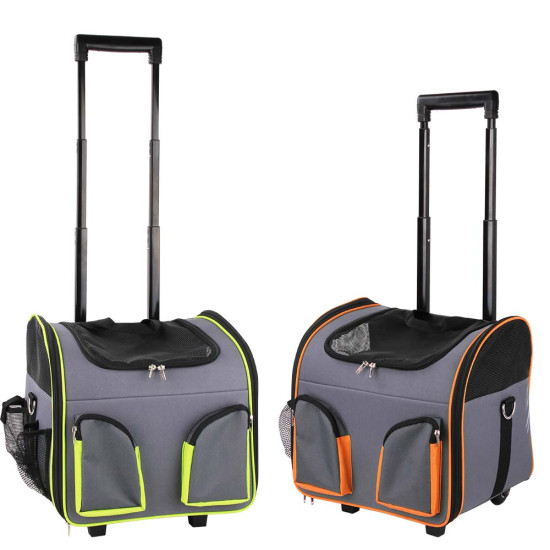 PW Τρόλευ Τσάντα μεταφοράς Γκρί 37x27x33cm PW Τρόλευ Τσάντα μεταφοράς Γκρί 37x27x33cm
