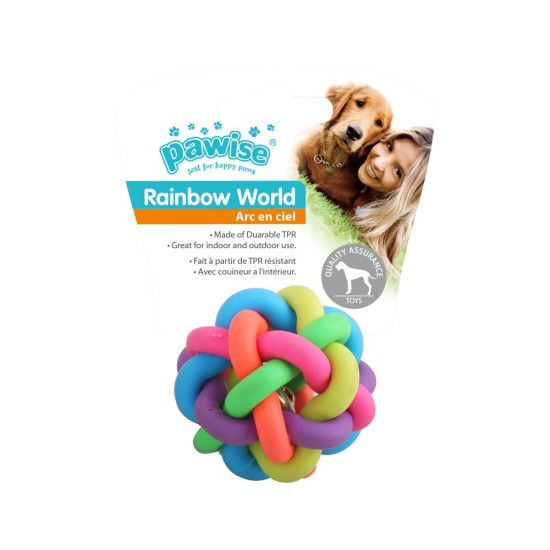 PW Παιχνίδι Σκύλου Rainbow World Ball