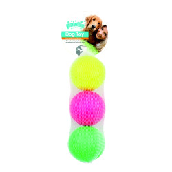 PW Παιχνίδι Σκύλου Tennis Neon Ball (3τμχ)