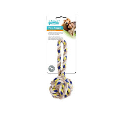 PW Παιχνίδι Σκύλου Floss Tugger Ball με χερούλι (23cm)