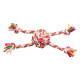 PW Παιχνίδι Σκύλου Colorful Braided Rope Ball PW Παιχνίδι Σκύλου Colorful Braided Rope Ball