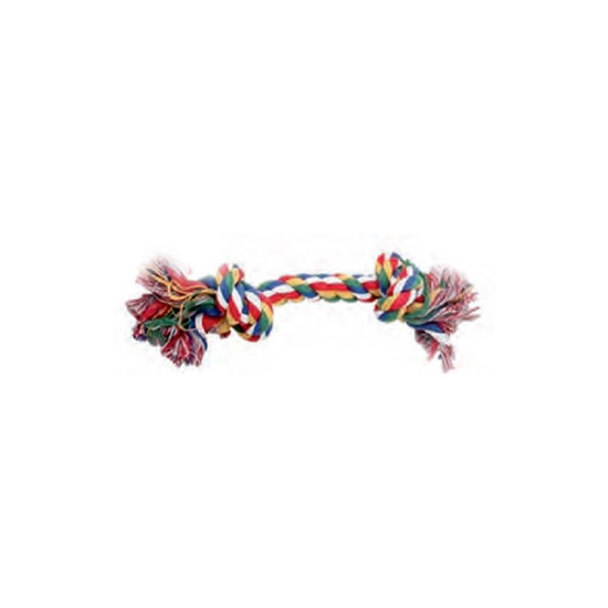 PW Παιχνίδι Σκύλου Rope Bone 2 Knots Multicolor PW Παιχνίδι Σκύλου Rope Bone 2 Knots Multicolor