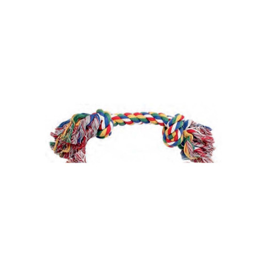 PW Παιχνίδι Σκύλου Rope Bone 2 Knots Multicolor PW Παιχνίδι Σκύλου Rope Bone 2 Knots Multicolor