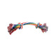 PW Παιχνίδι Σκύλου Rope Bone 2 Knots Multicolor PW Παιχνίδι Σκύλου Rope Bone 2 Knots Multicolor