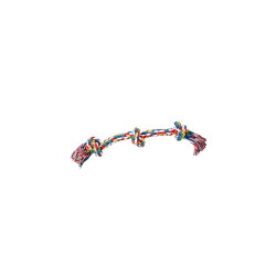 PW Παιχνίδι Σκύλου Rope Bone 3 Knots Multicolor
