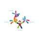 PW Παιχνίδι Σκύλου Vivid Life Fetch it Monkey (25cm)