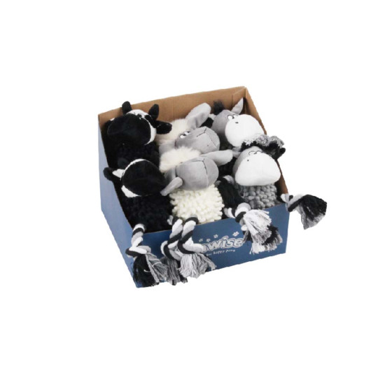 PW Παιχνίδι Σκύλου Farm Toys Cow/Sheep/Donkey (34cm)