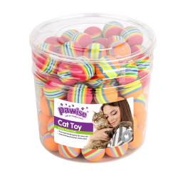 PW Παιχνίδι Γάτας Μπαλάκια Rainbow Foam