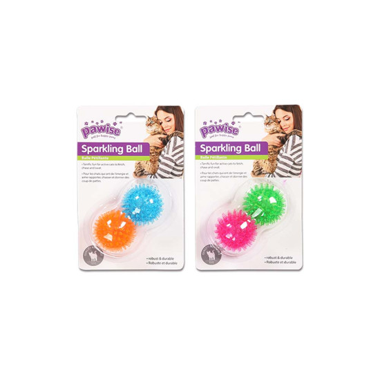 PW Παιχνίδι Γάτας Sparkling Ball (2τμχ) (4,5cm)