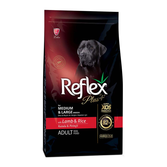 REFLEX PLUS MEDIUM/LARGE ADULT LAMB 