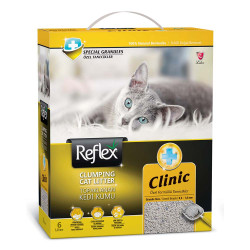 REFLEX CLUMPING CAT LITTER BENTONITE CLINIC FRESH SCENTED 