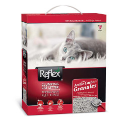 REFLEX CLUMPING CAT LITTER BENTONITE ACTIVE CARBON GRANULES